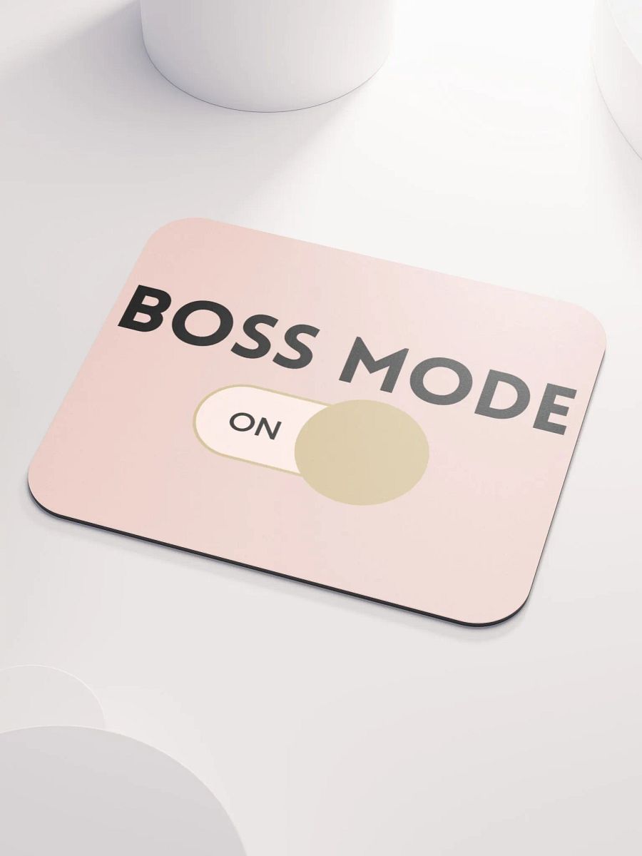 Boss Mode Mouse Pad - Pink product image (3)