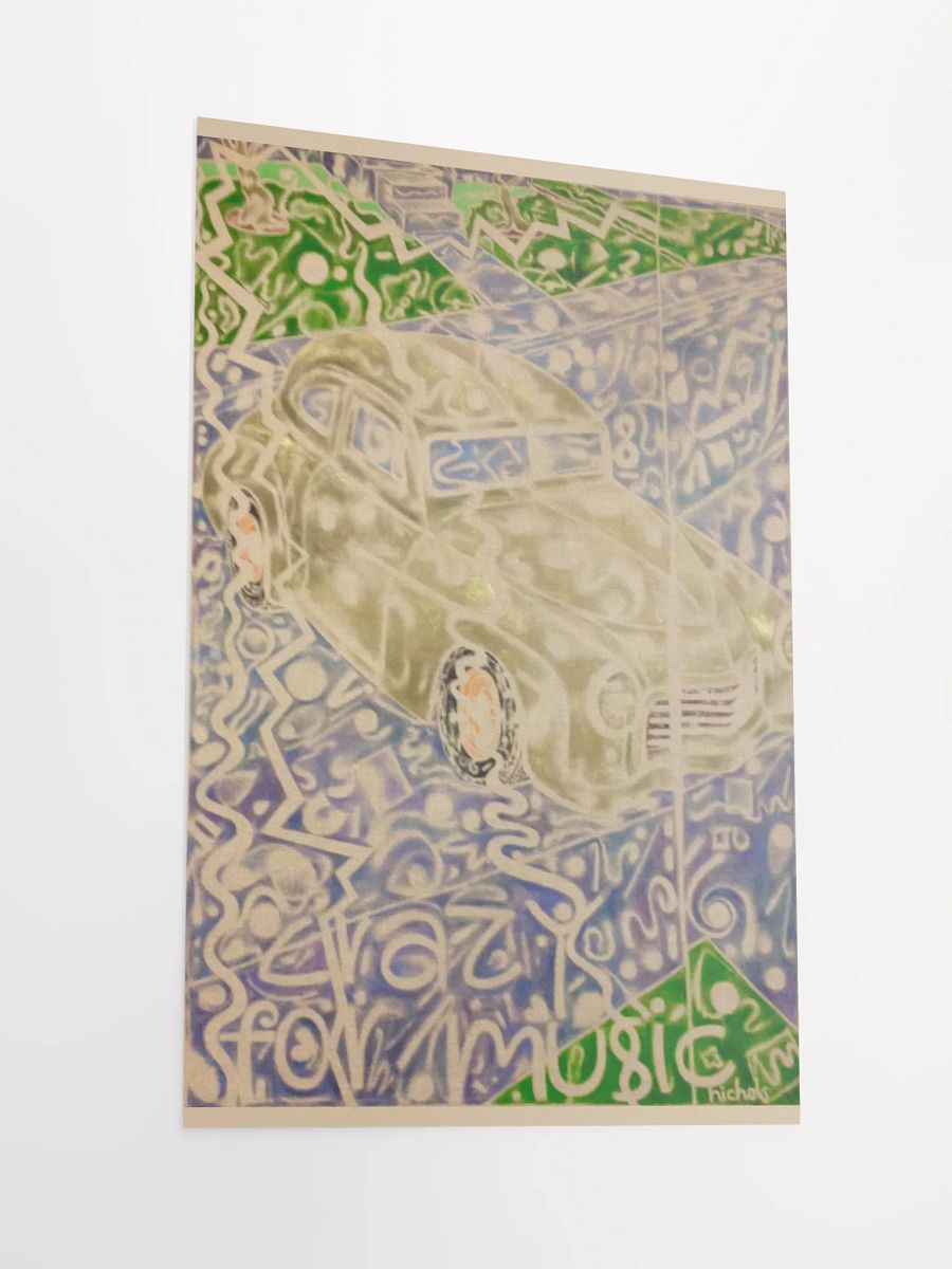 Crazy for the Music Poster (12" x 18") product image (3)