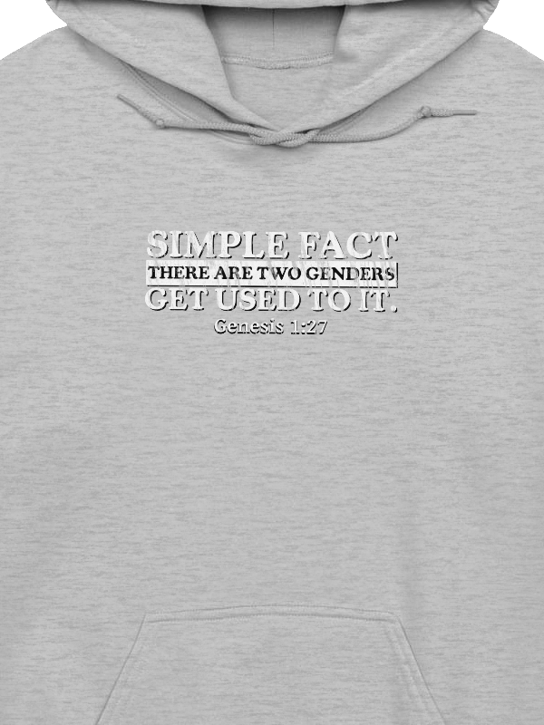 There Are Two Genders Hoodie product image (2)