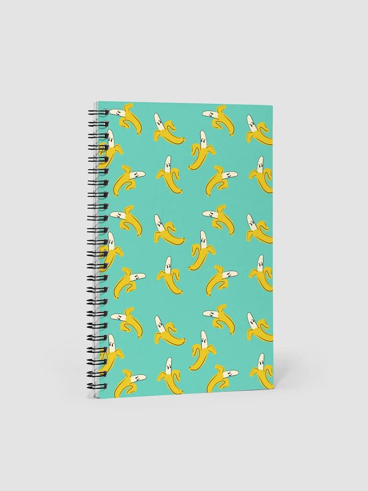 Banana Face Spiral Notebook product image (1)