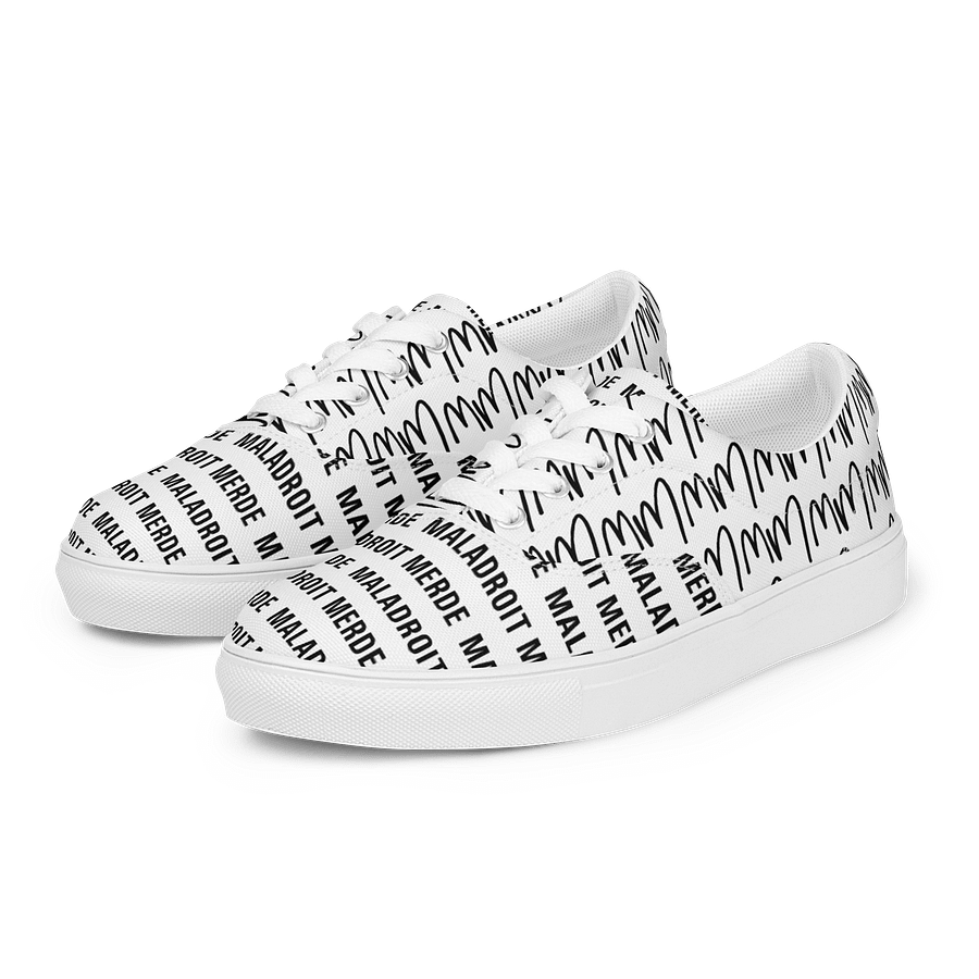 MALADROIT MERDE LACED UP CANVAS SHOES product image (5)