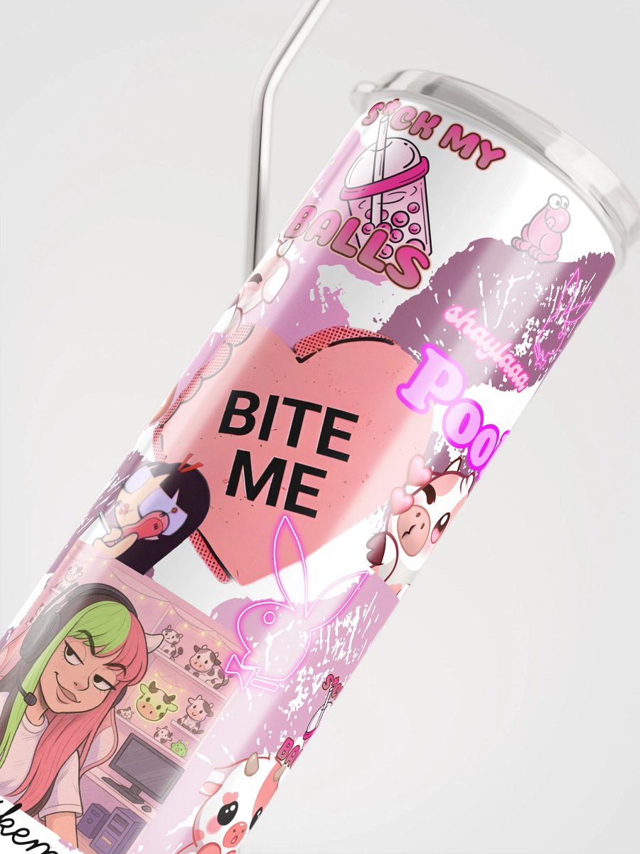 Pookies pink collage tumbler product image (4)