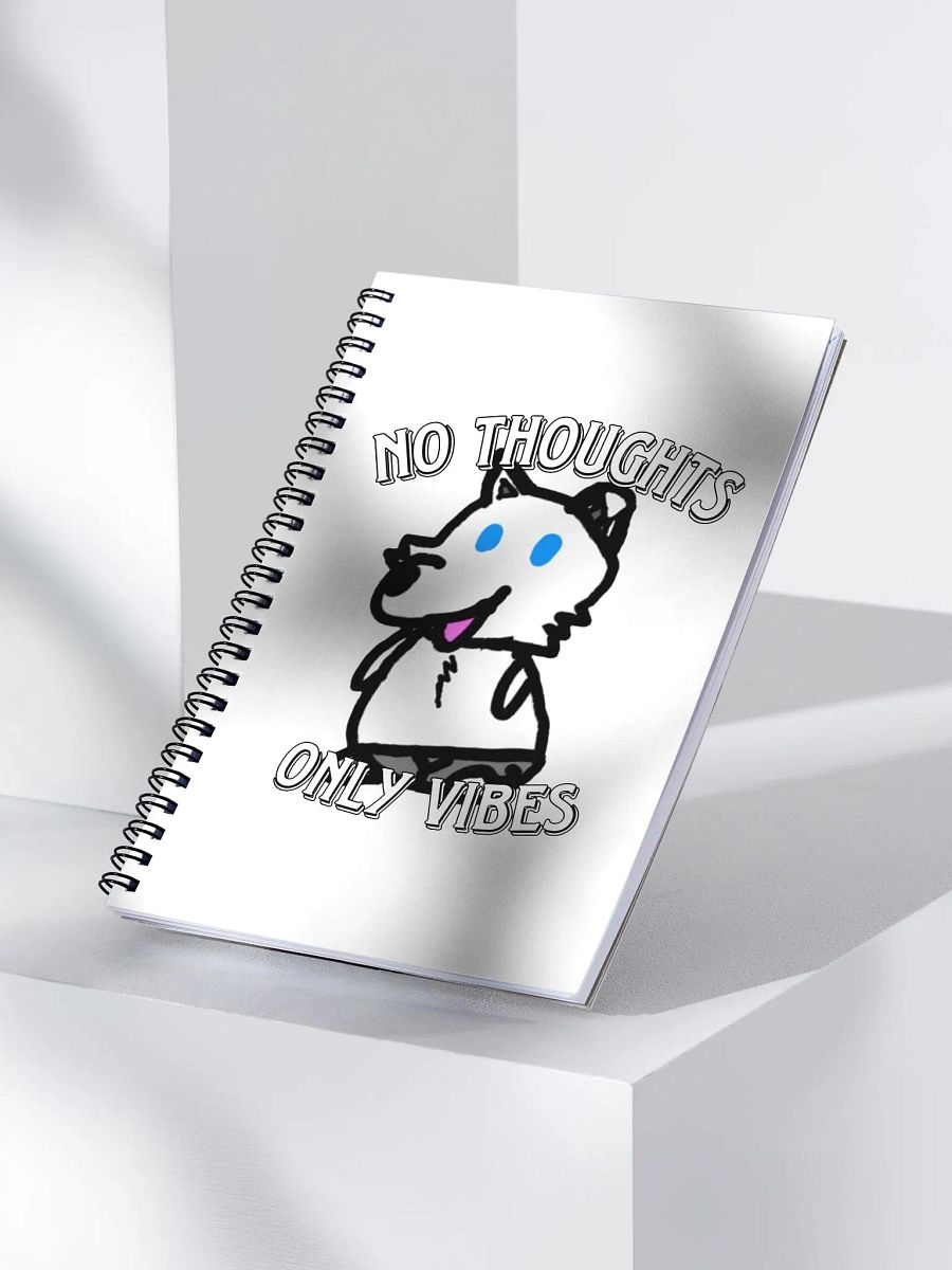 No Thoughts Only Vibes Liffy Spiral Notebook product image (3)