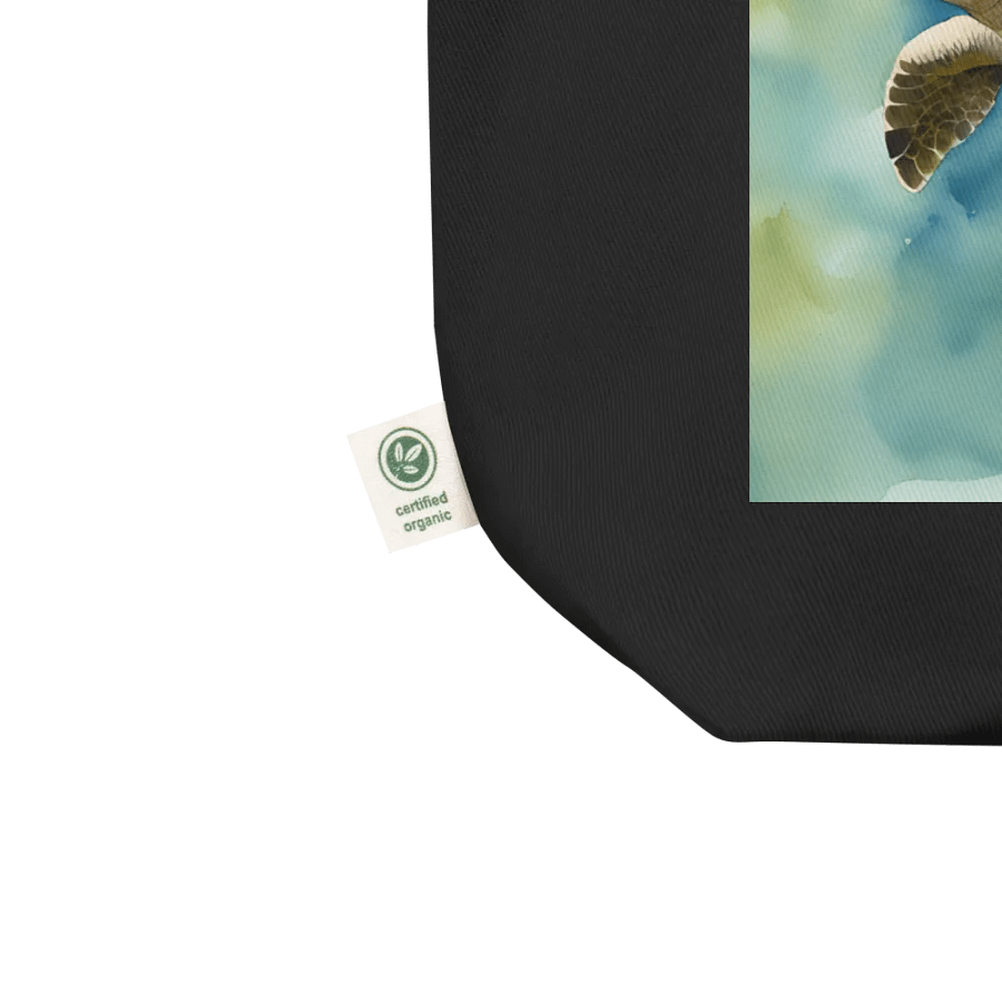 Sea Turtle DIML, Organic Cotton Twill Tote Bag product image (3)