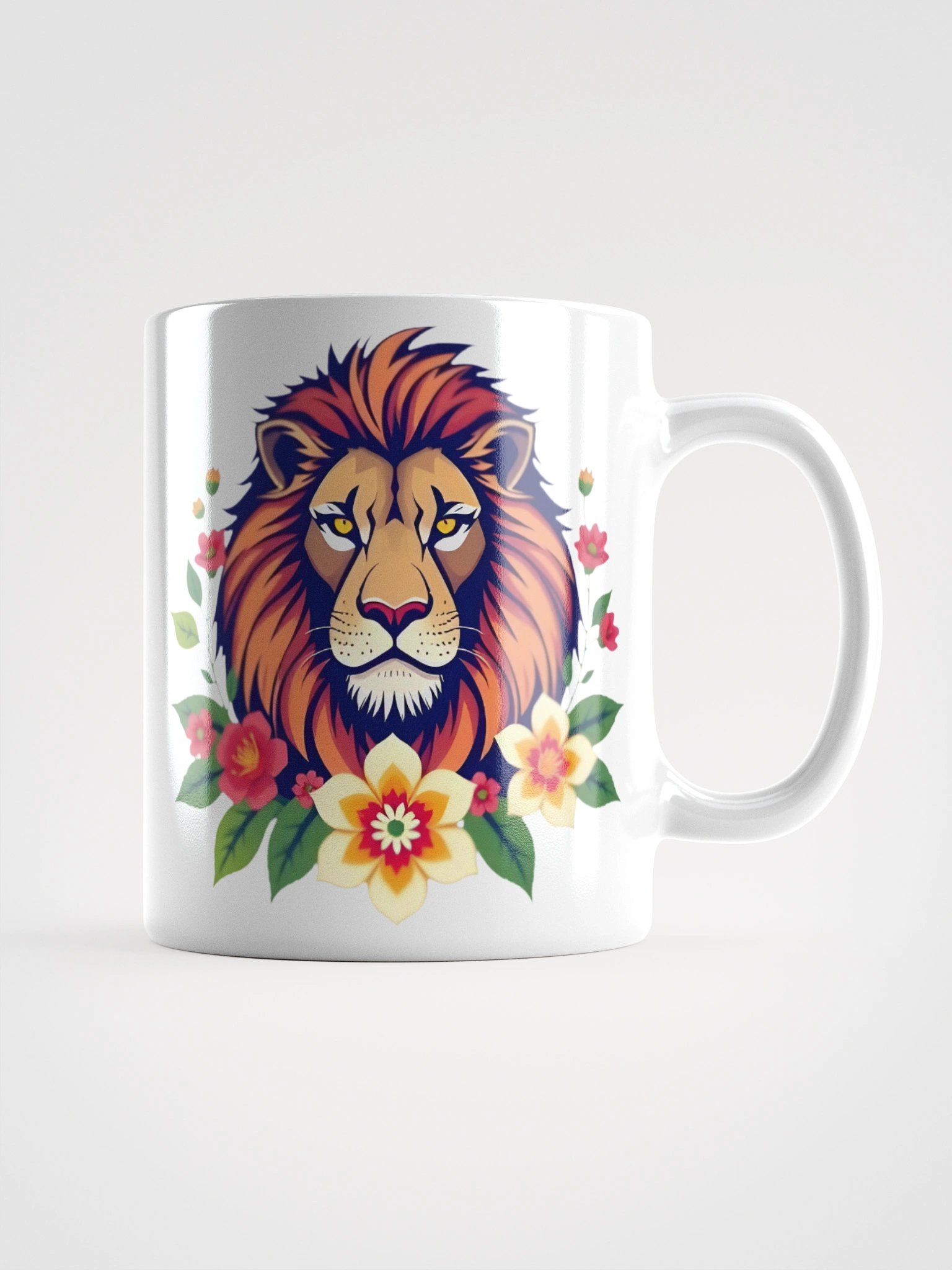 Floral Lion Mug product image (1)