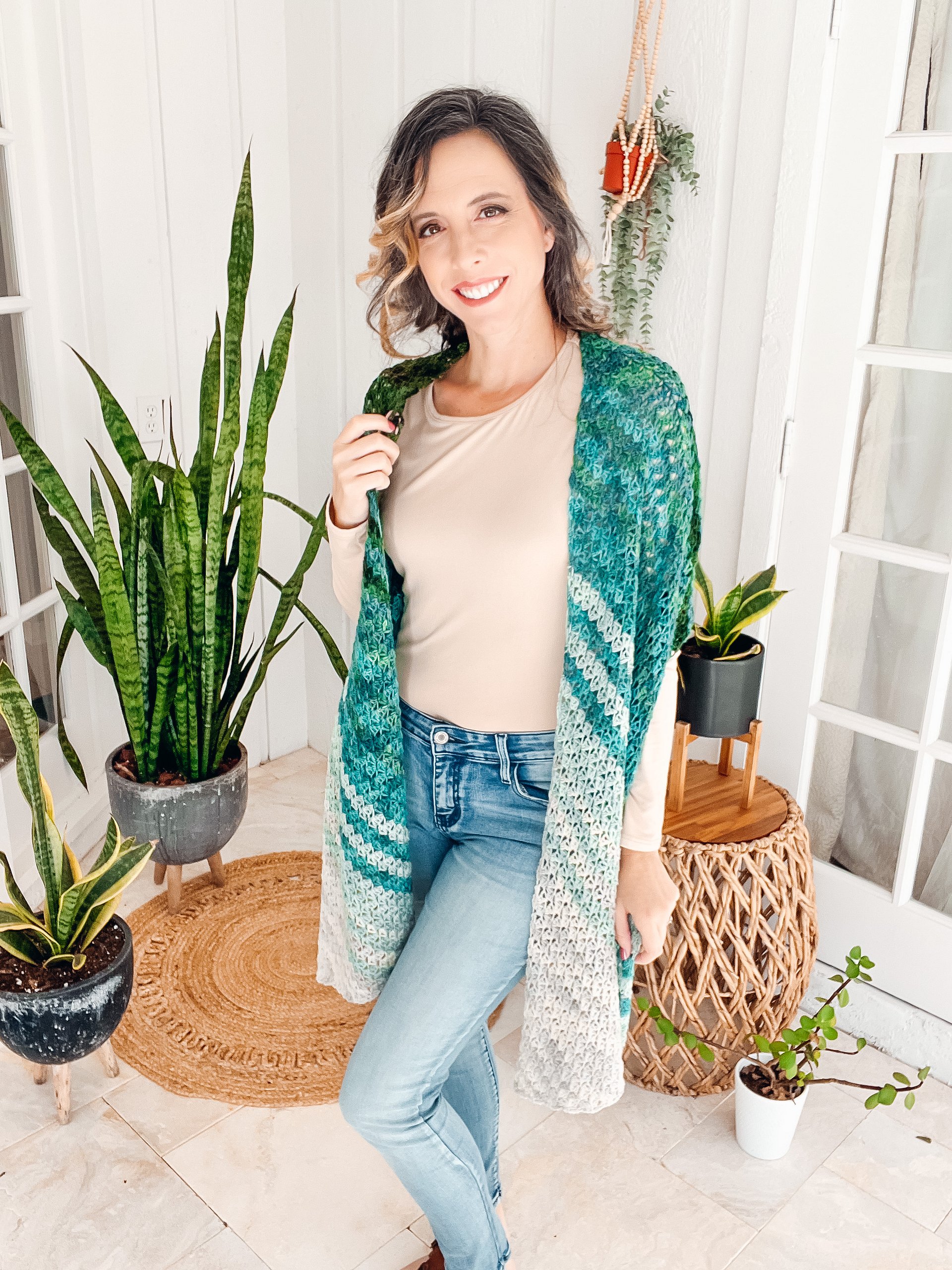 Easily Crochet The On The Bias Shawl product image (3)