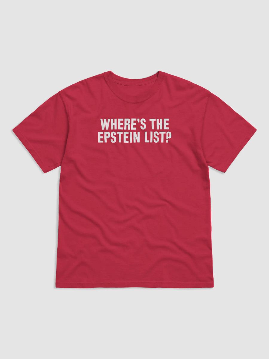 Where's the Epstein List? product image (5)