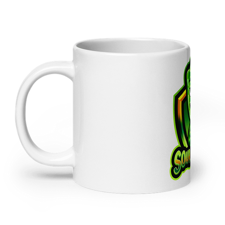 White cup with logo product image (8)
