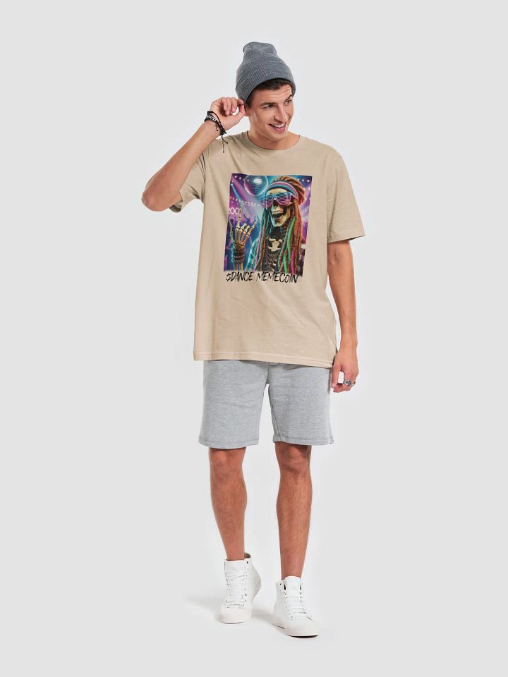 ROCK & DEAD - DANCE MEMECOIN - PREMIUM TEE - TAN product image (1)