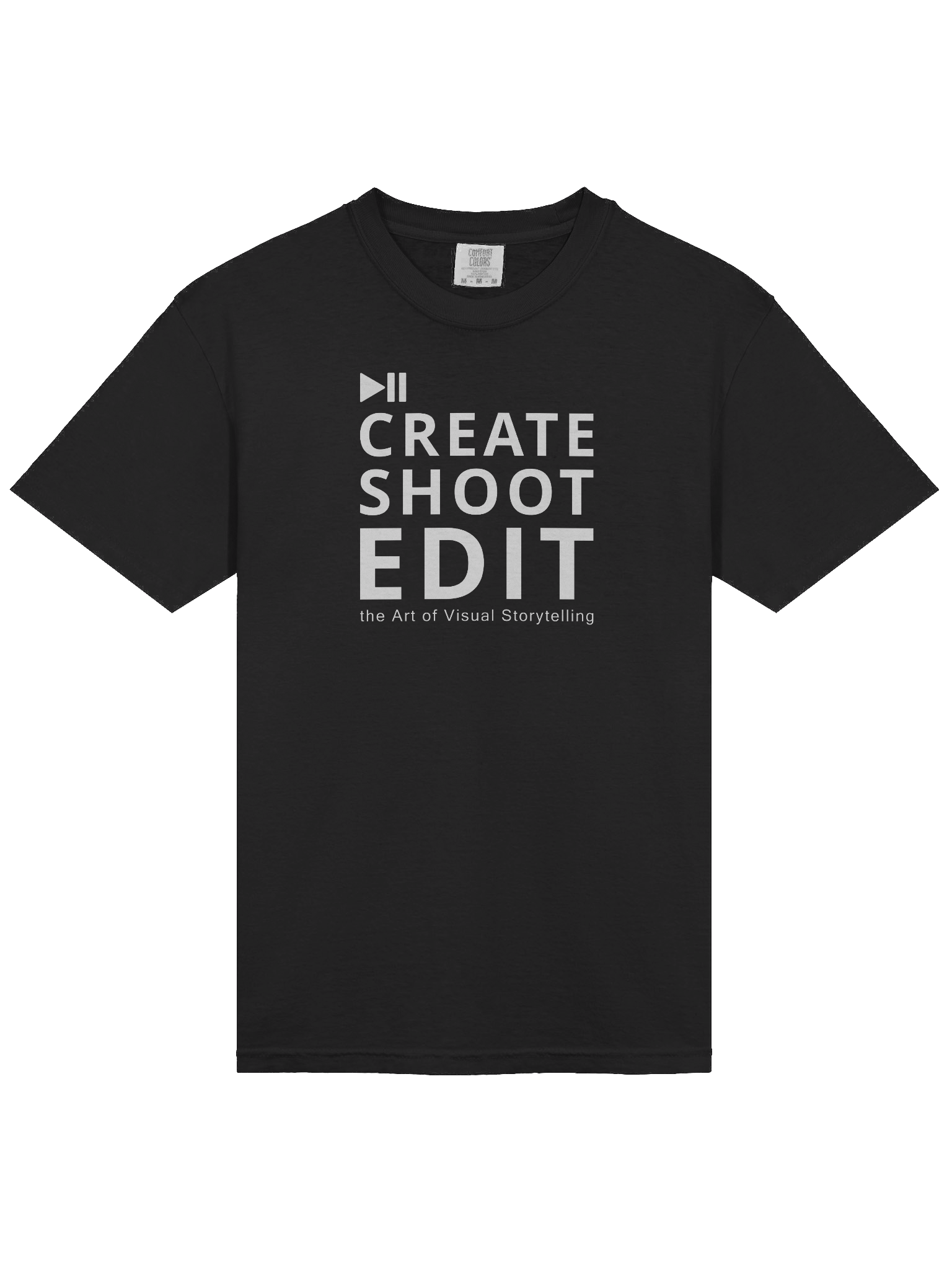 Create, Shoot, Edit Tee – The Art of Visual Storytelling product image (3)