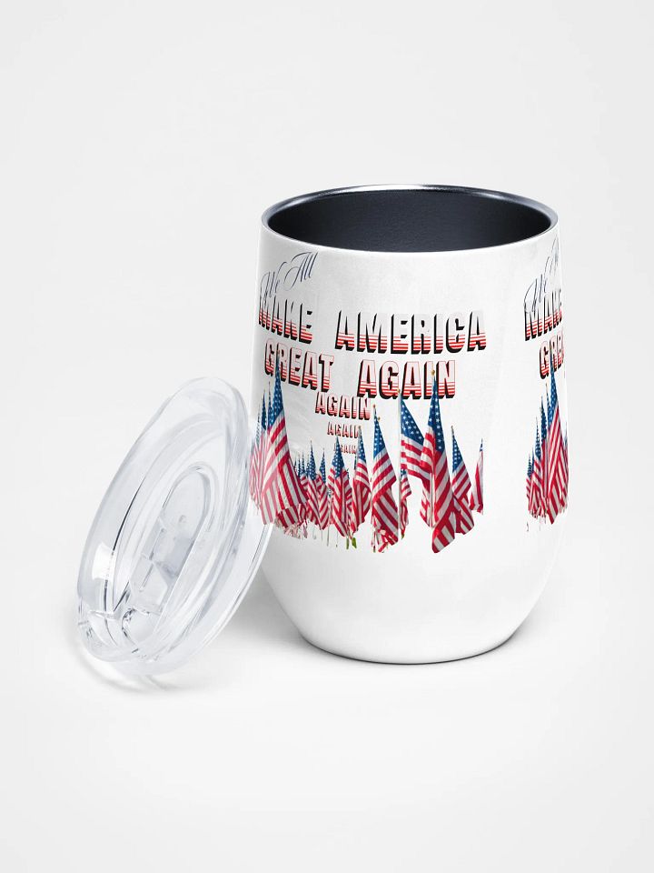 Maga again Wine tumbler moms dads friends product image (2)