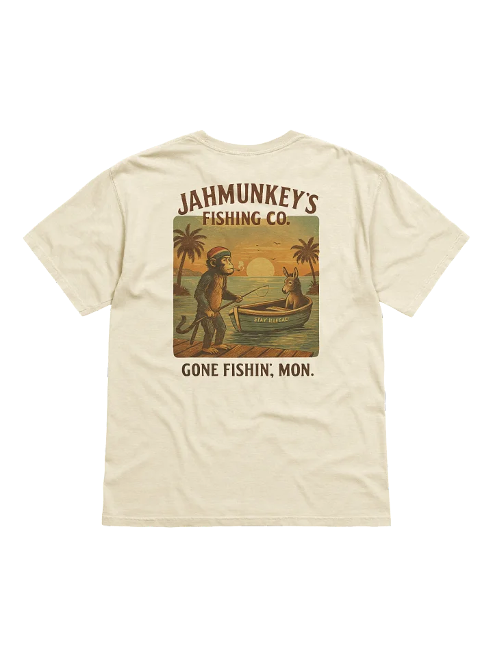 Jahmunkey Gone Fishing Tee product image (2)