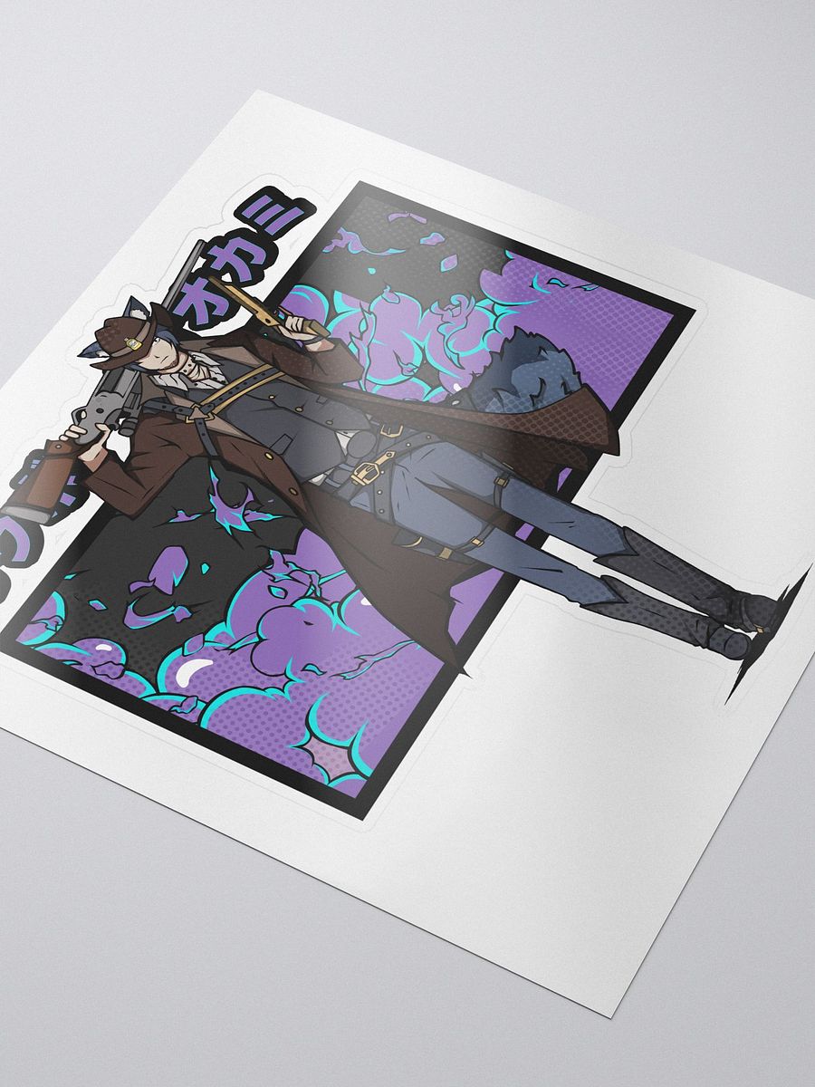 Cowboy Wolf Sticker product image (3)