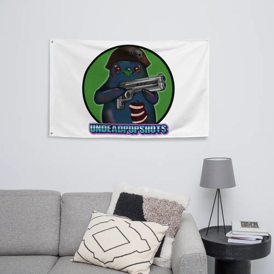 UndeadPopShots Penguin Flag Logo Color Green product image (8)