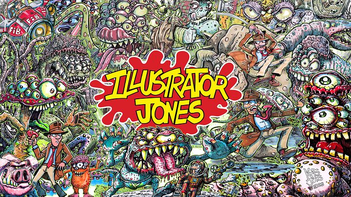 Illustrator Jones cartoon background product image (1)