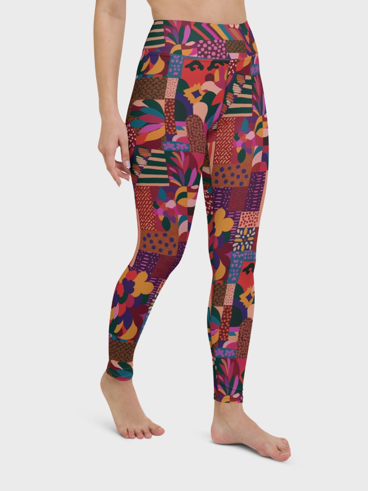 High-Waisted Leggings "Abstract African Ethnic Pattern" Printed product image (6)