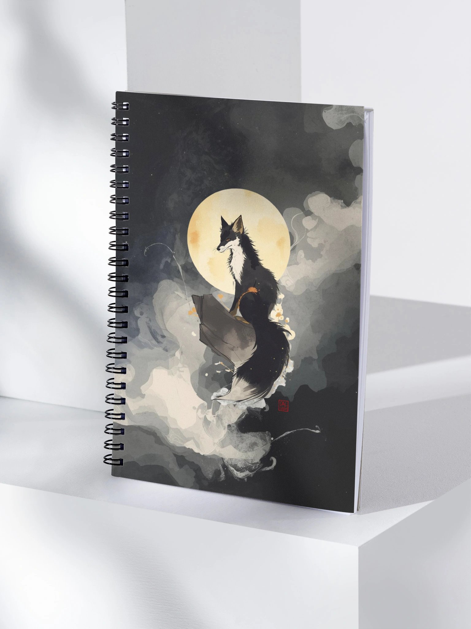 Moonlit Fox Spiral Notebook product image (4)