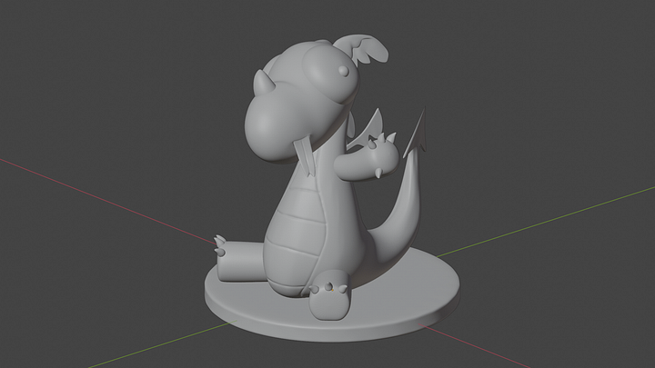 Waving Draco 1.0 3D Print File product image (1)