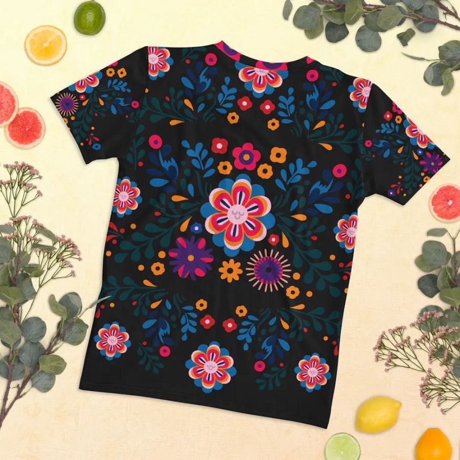 Positive Vibes Women's All-Over Print Tee product image (12)