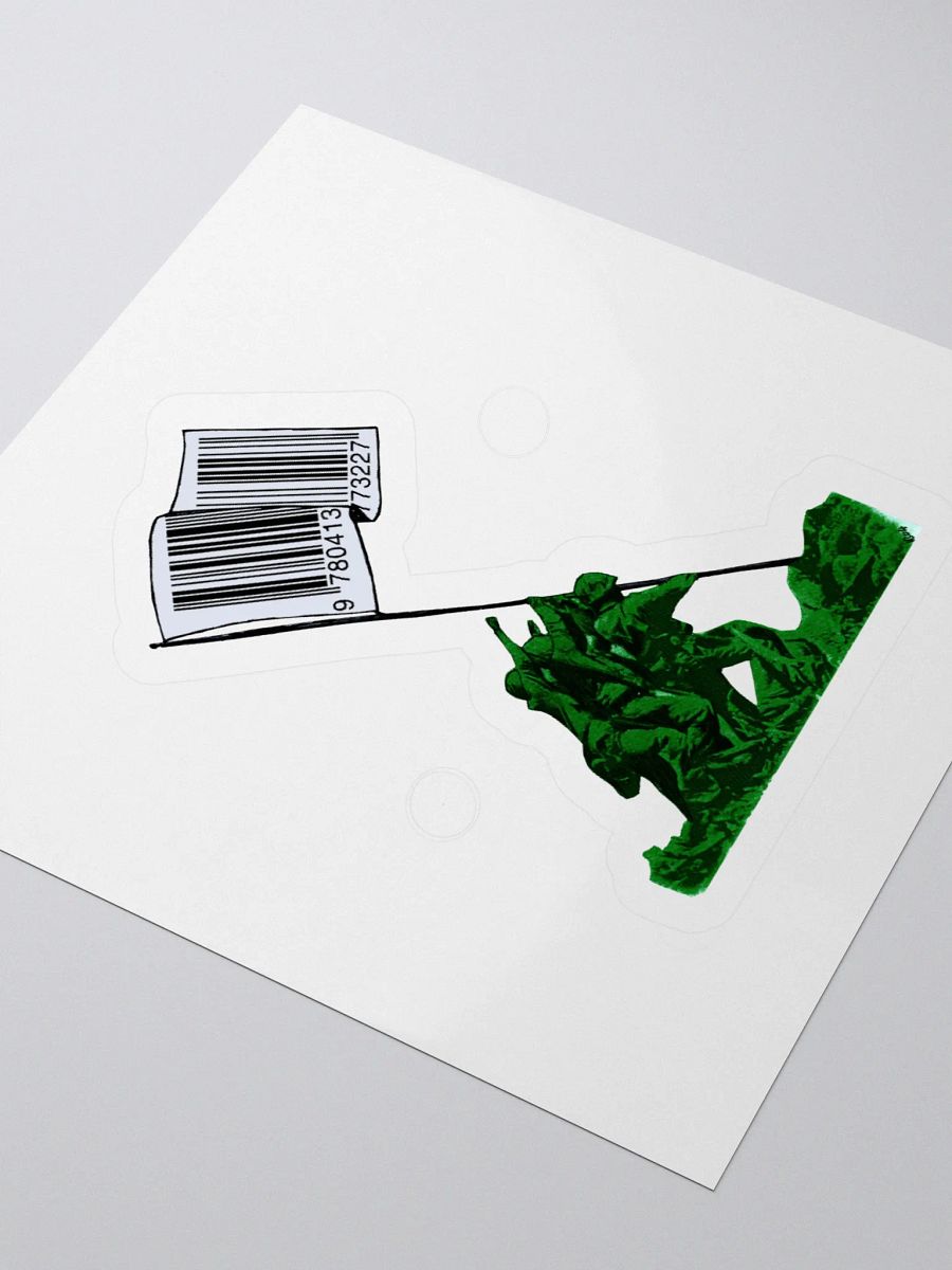 Raising The Flag Of Commerce - Kiss Cut Stickers product image (7)
