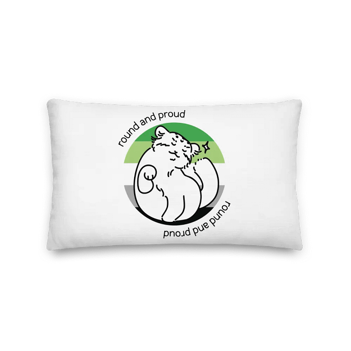 Round and Proud Manul Aromantic Version - Pillow product image (2)