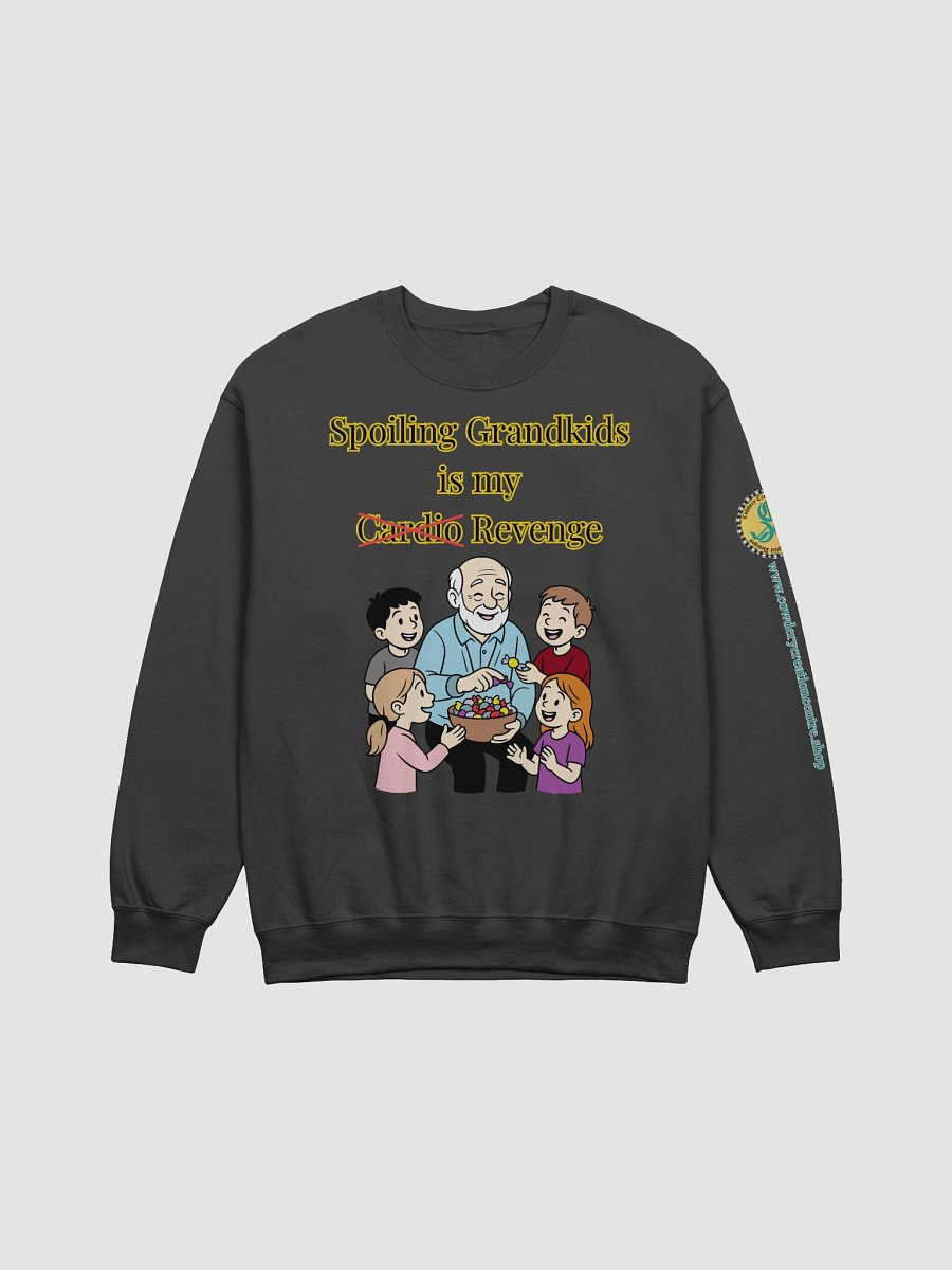 Spoiling Grandkids is my Cardio (Male) Gildan Classic Crewneck Sweatshirt Dark Colors product image (6)