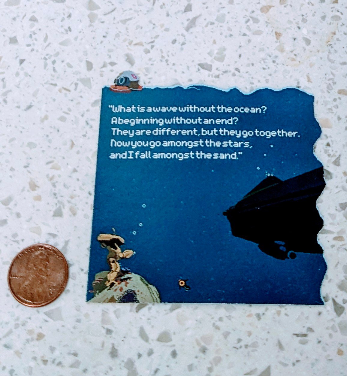 Subnautica - Matte PIxel Art Sticker product image (1)