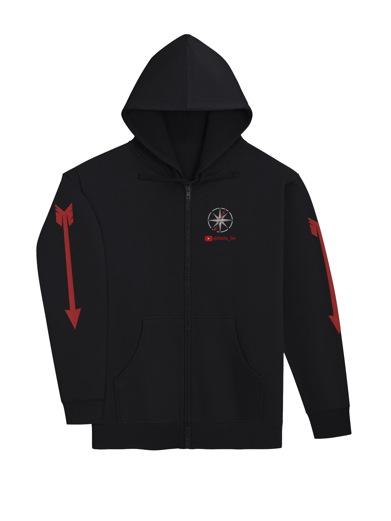 The Compass Arrow Zip Hoodie – Adventure, Up the Sleeve product image (9)
