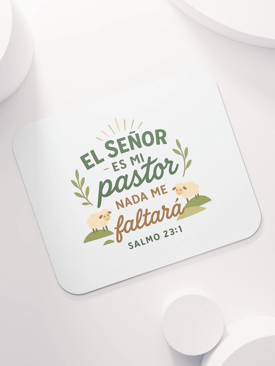 Faith Mouse Pad – “El Señor es mi Pastor” – Spanish Christian Design product image (7)