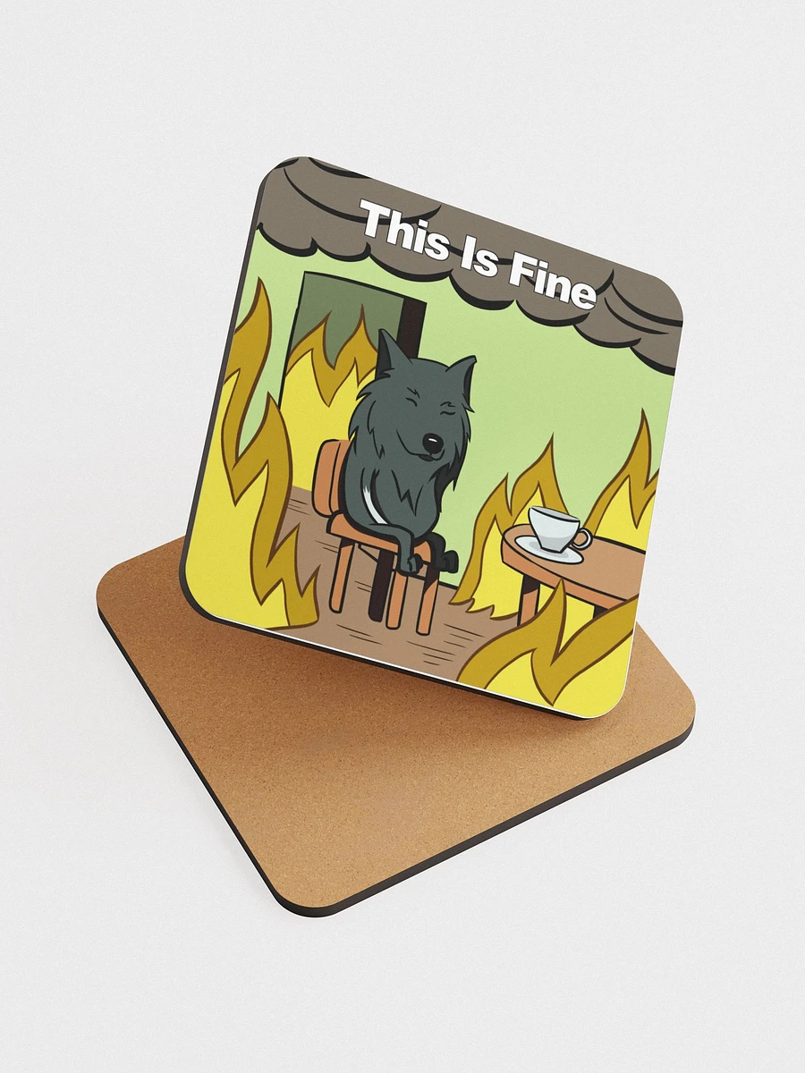This Is Fine Coaster product image (3)