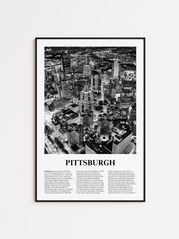 Pittsburgh 02 Newspaper Poster product image (1)