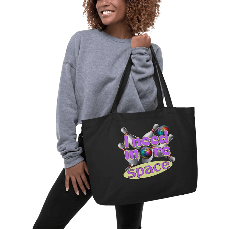 I Need More Space Bowling Playful Pins Eco Tote product image (3)