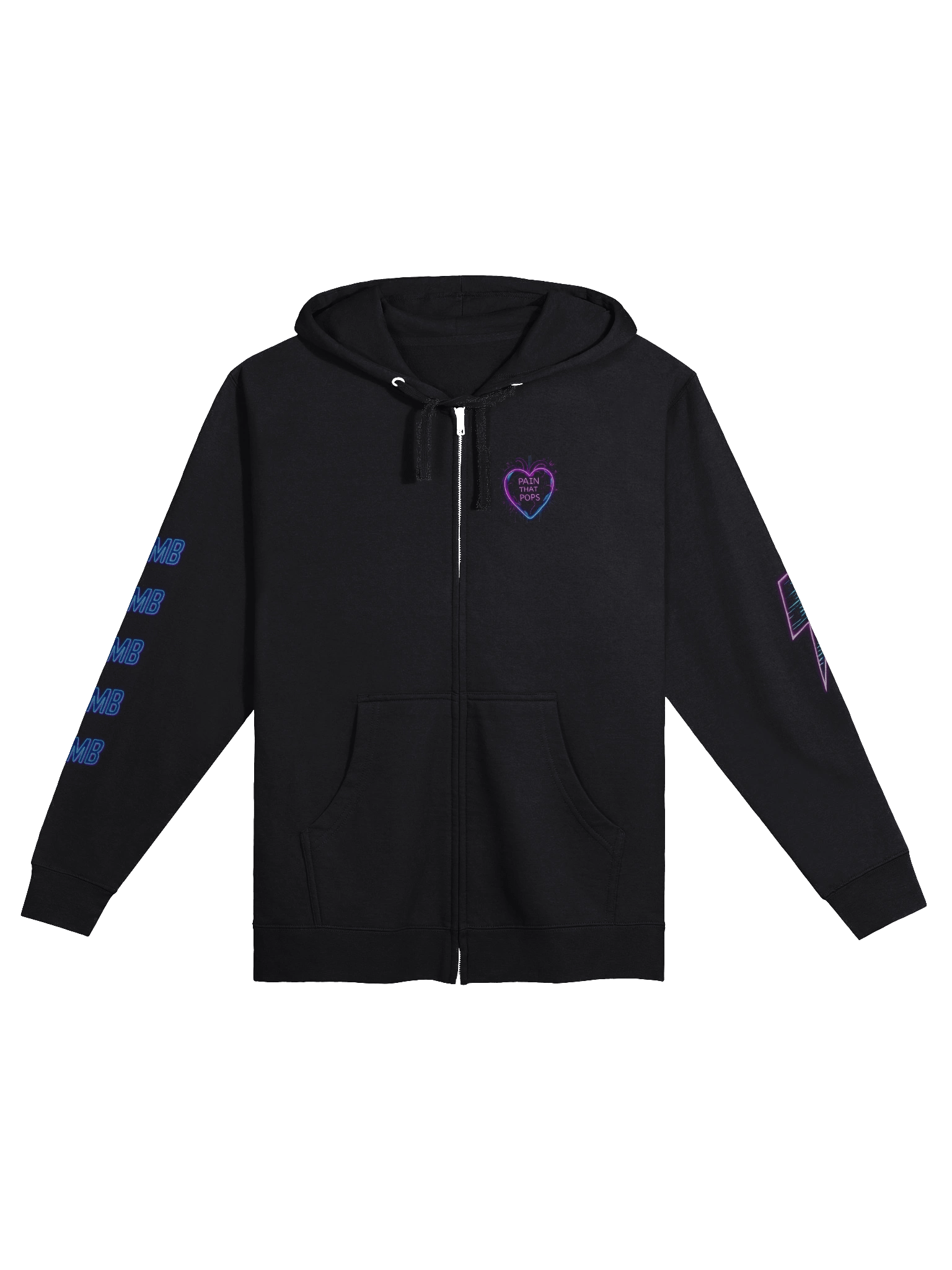 Bleed Neon Zip Up Hoodie 2 product image (1)