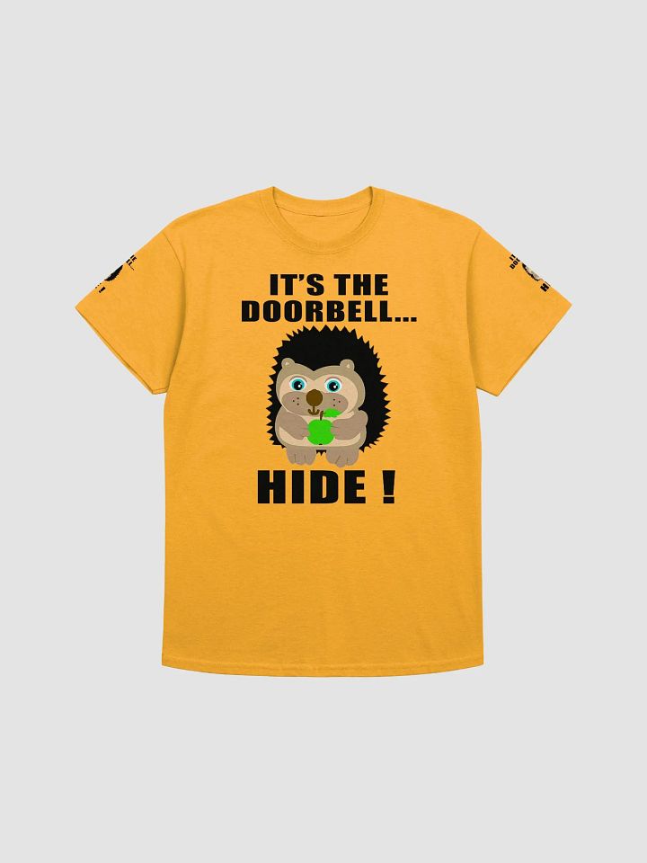 It's The Doorbell Hide Funny Hedgehog T-shirt product image (1)