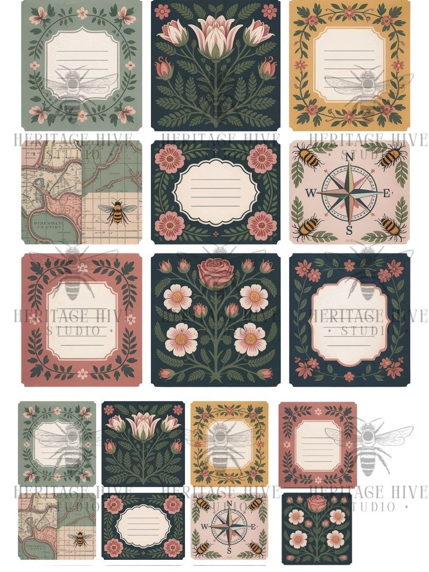 Vintage Travel Printable Ephemera – A4 PDF Junk Journal & Travel Gluebook Kit product image (7)