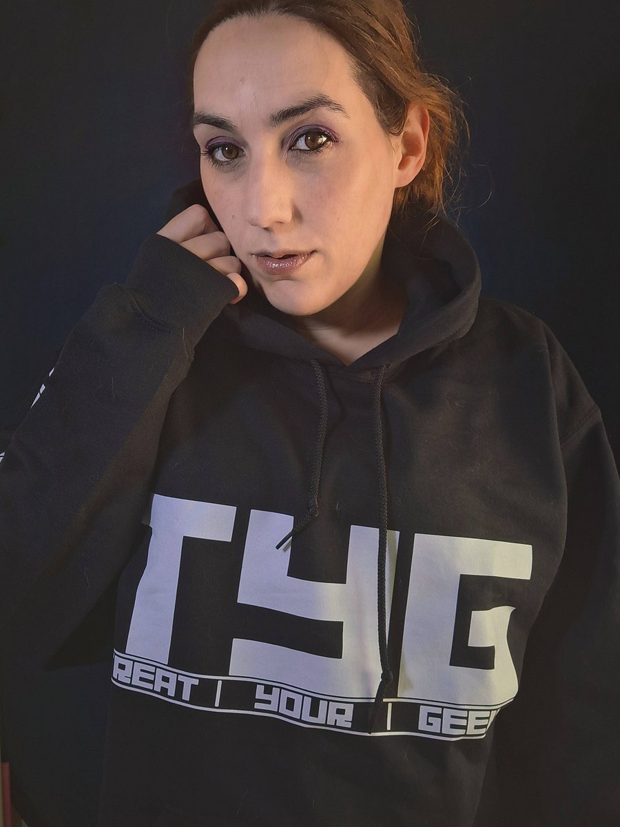 Treat Your Geek Logo + Sleeve Hoodie (White Logo) product image (33)