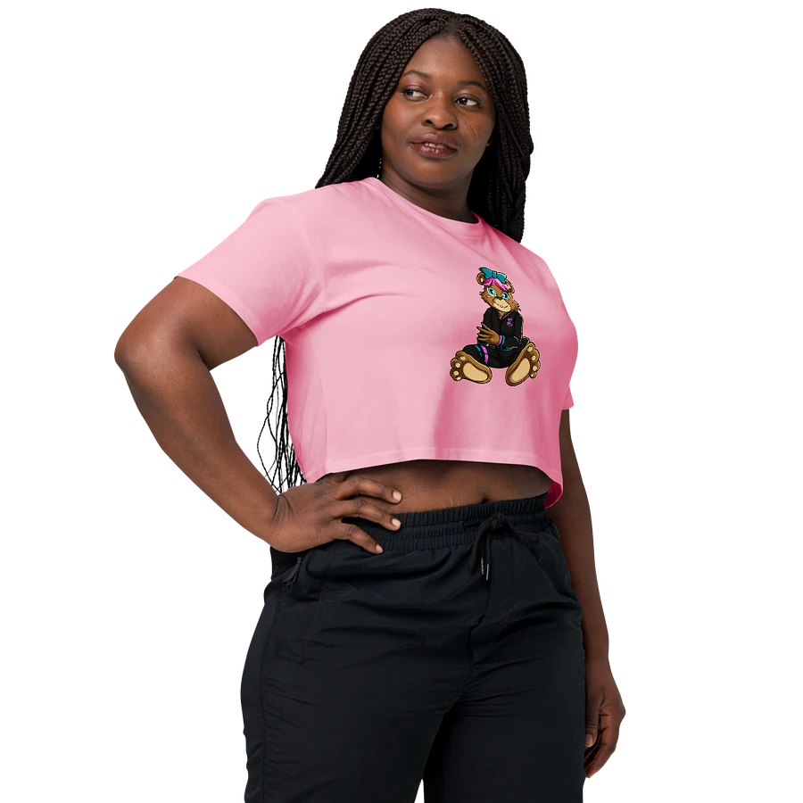 Sitting Girl Bear AS Color Women's Crop Top product image (42)