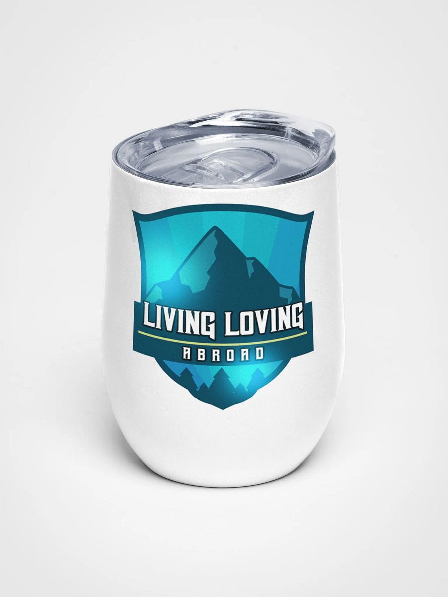 Living Loving Abroad Wine Tumbler product image (1)