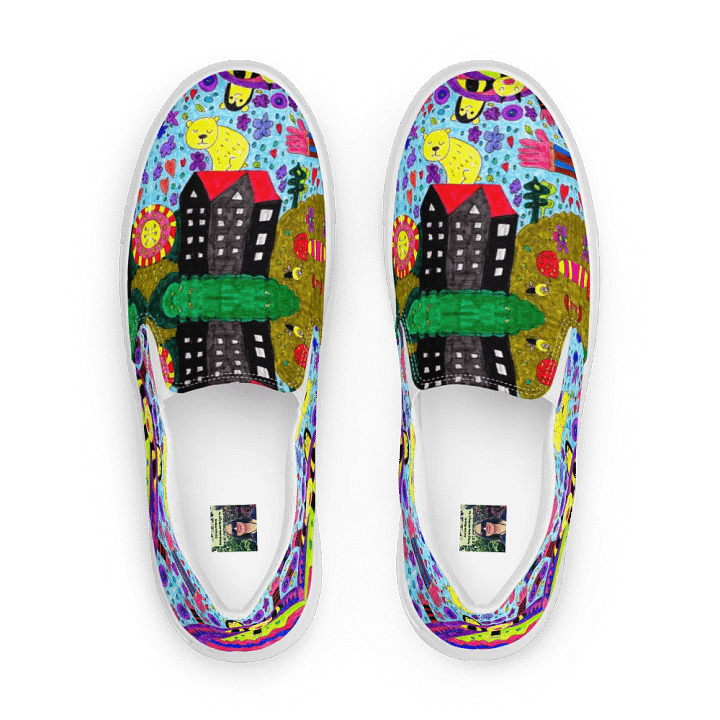 Kaleidoscopic Men's Slip-On Shoes product image (2)