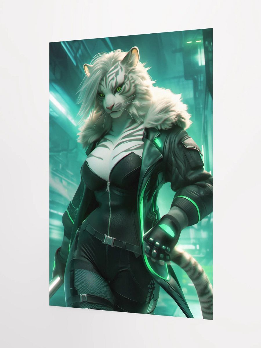 Tiger Warrior Futuristic Poster product image (3)