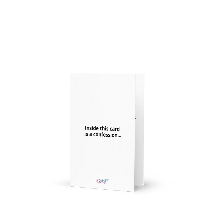 Confession Card No.4 - ***WARNING: SUPER NSFW*** product image (1)