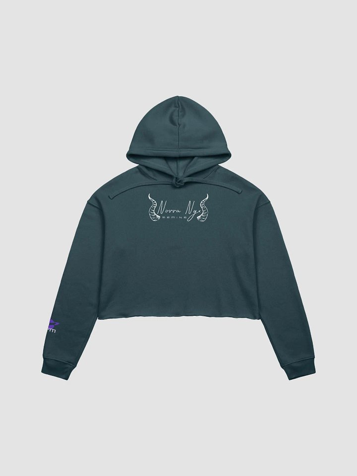 Novva's Horns Logo Cropped Hoodie product image (2)