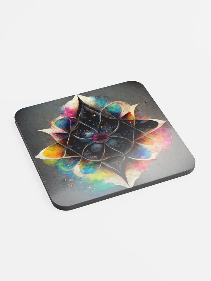Mandala Magic Glossed Cork Coaster product image (2)