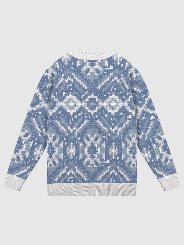 Winter Boho Knit Sweater in Denim product image (10)