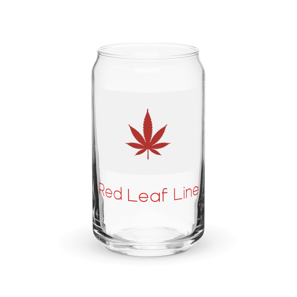 Red Leaf Line Can-Shaped Glasses product image (2)