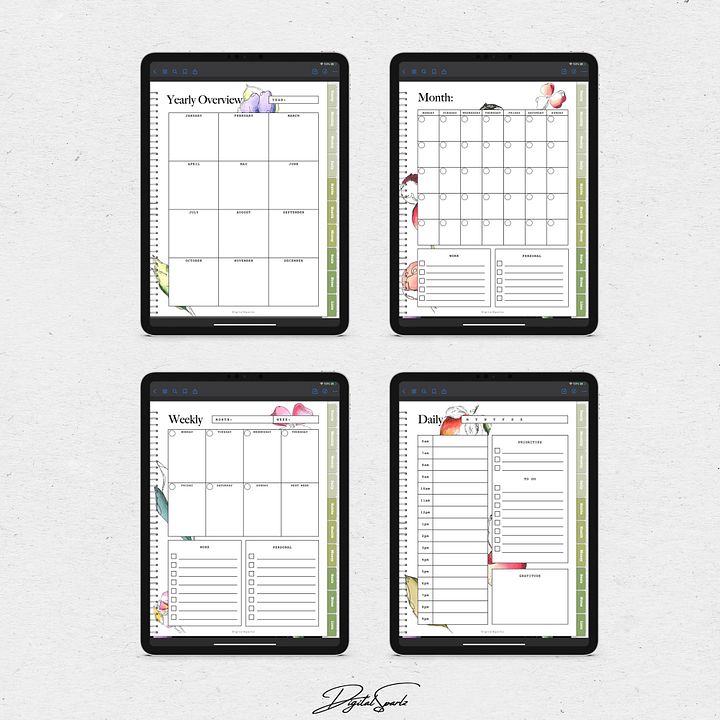 Botanical Digital Planner product image (2)