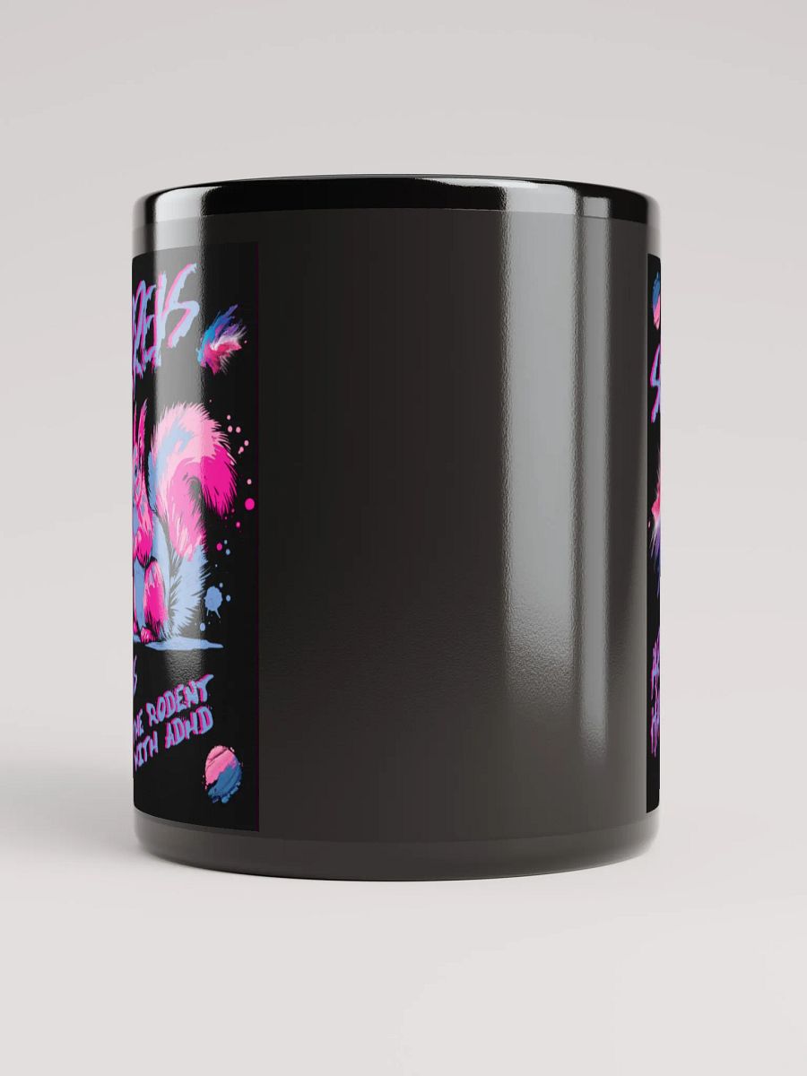 SQUIRRELS ARE MY HAPPINESS BLACK MUG product image (10)