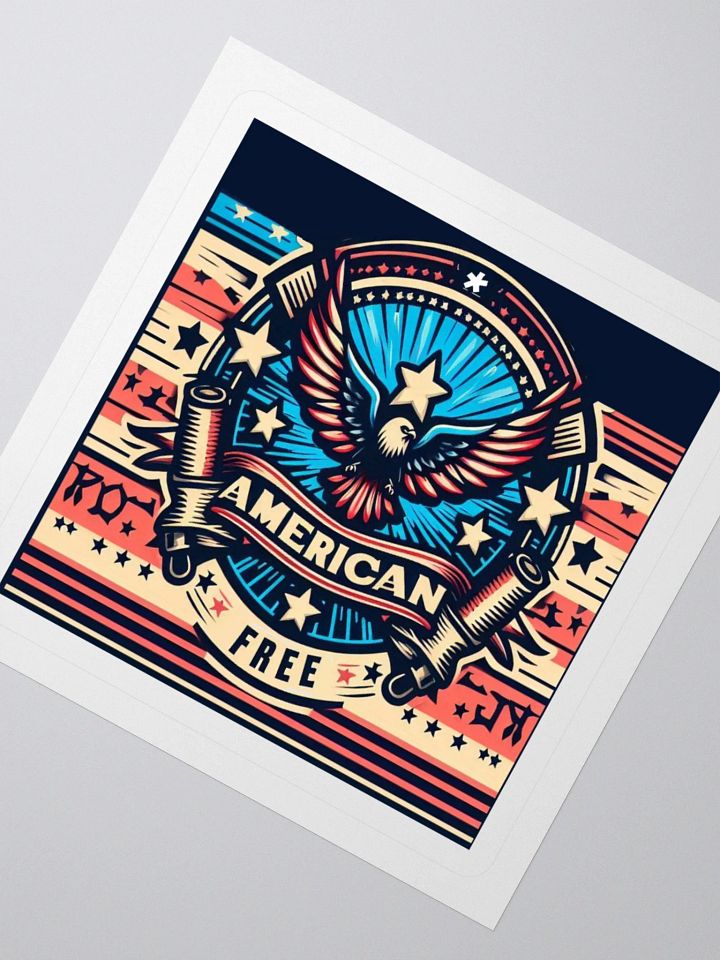 American Pride Eagle Kiss Cut Stickers product image (4)