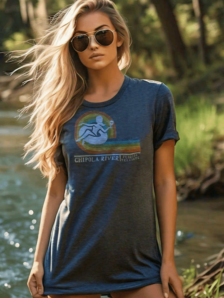 Retro Rainbow Tubing Tees product image (2)