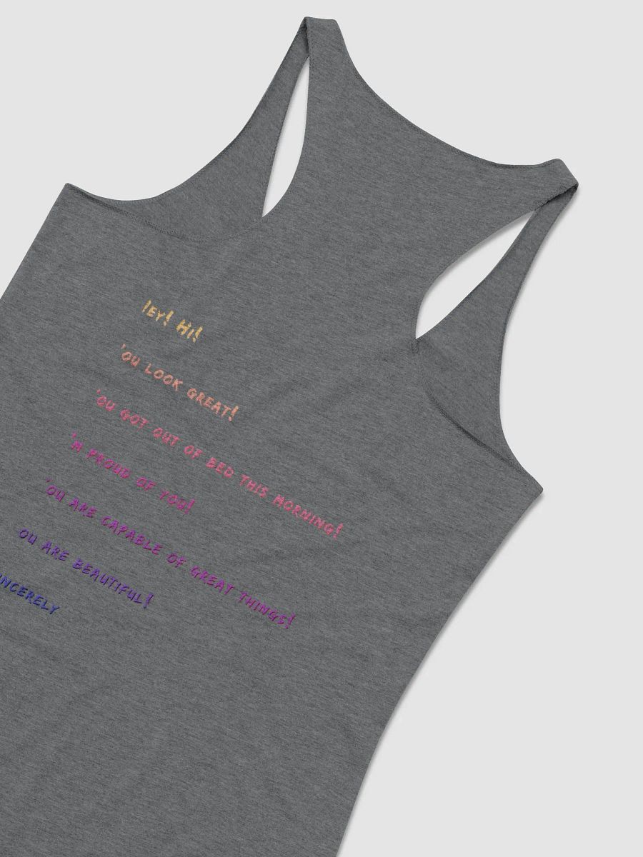 Alphabet Cartel - Women's Racerback Affirmation Tank product image (1)
